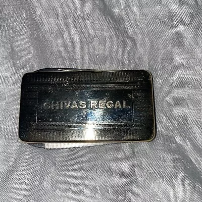 Vintage Brass Chivas Regal Money Clip Pocket Knife  • $42.75