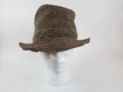 Vintage Pendleton Fedora Hat Mens Size Large Brown 100% Virgin Wool Made In USA • $29.99