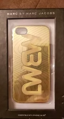 Marc Jacobs IPhone 5 & 5S Case Gold Marc By Marc Jacobs Logo FREE-Shipping • $3.99