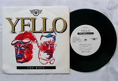 YELLO - The Race 7  - YELLO1 - 1988 UK - Gold Ink Cover - Paper Label • £3.99