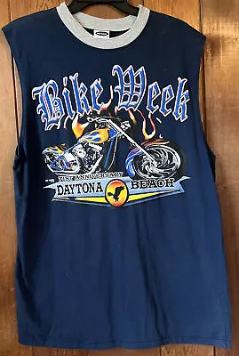 Daytona Beach Bike Week 71st Anniversary 2012 Muscle Shirt Sz XL/￼XXL • $11.01