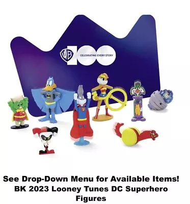 Burger King WB 100th Anniversary Looney Tunes DC Superhero Toys-Pick! • $8