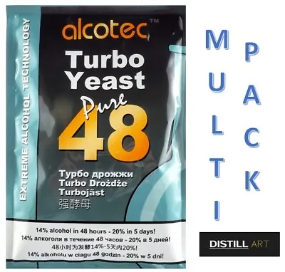 Alcotec 48 Hour TURBO YEAST High Alcohol Spirit Vodka Cider Making BULK FREE P&P • £241.99