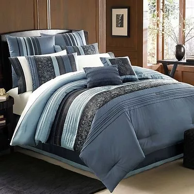 Manor Hill Cleo Sapphire European Euro Sham  • $13.99