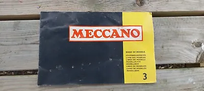 Meccano Book Of Models 3 1974 162161 • £1.14