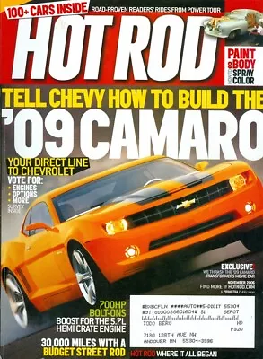 2006 Hot Rod Magazine: The '09 Camaro/700HP Bolt-Ons For 5.7 L Hemi Crate Engine • $3