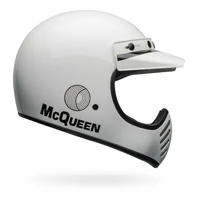 2024 Bell Moto 3 Steve McQueen Vintage Mx XL Helmet AHRMA Husqvarna Motocross • $299.95