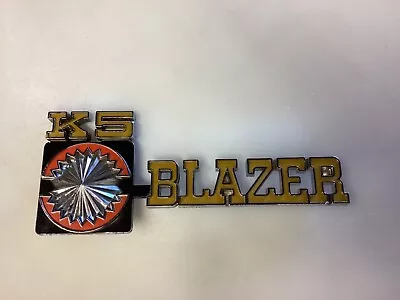 1973-80 Chevrolet K5 Blazer Squarebody Fender Emblem  349697 • $101.25