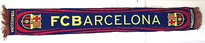 FC Barcelona Scarf Spain Football Soccer Club FCB Official Product Red Blue 60  • $9.99