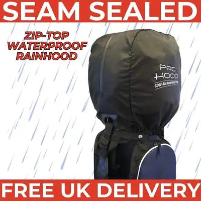 Brand Fusion Pac Hood - Universal Bag Hood SEAM SEALED WATERPROOF GOLF RAIN HOOD • £9.95