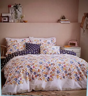 £44.97 • Buy Kingsize Cath Kidston Park Meadow Duvet Set 100% Cotton 