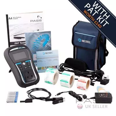 NEW Metrel MI3311 GammaPAT Lite Hand Held PAT Tester +Essential Accessory Bundle • £649