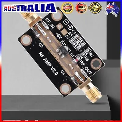 Au- 0.05-4GHZ RF Amplifier Module NF=0.6dB LNA Board FM HF VHF / UHF High Linear • $20.78