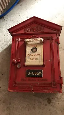Vintage Gamewell Fire Alarm Call Box  • $449