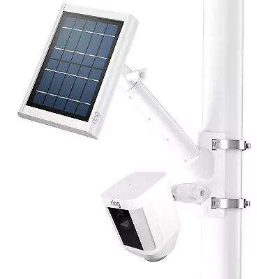 2 In 1 Pole Mount For Ring Stick Up CamRing Spotlight Cam& Solar Panel • $26.99