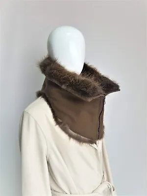 Real Fur Snood Beaver Fur Snood Fur Cowl Beaver Fur Collar Beaver  Fur... • $119