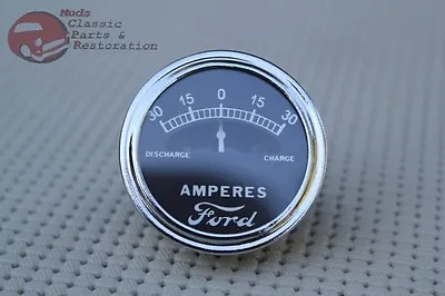 Model A Instrument Panel Amp Meter Guage Dial Ford Script Logo 30-0-30 Hotrod • $31.73