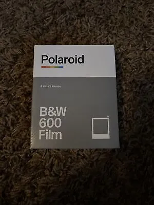 New Sealed Polaroid 600 B&W Film For Polaroid 600 & I-Type Cameras - 8 Photos  • $15