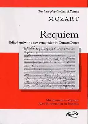 Mozart Requiem Vocal Score (New Novello Choral Edition) By Mozart NEW Book FRE • £11.73