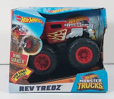 Hot Wheels Monster Trucks Rev Tredz Bone Shaker New In Box • $9.99