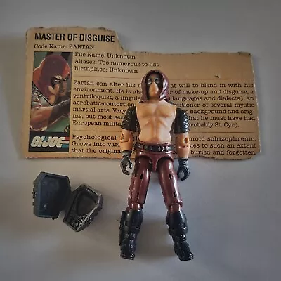 Vintage GI Joe Figure Zartan With Accessories And File Card • $29.99