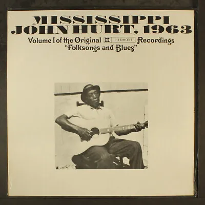 MISSISSIPPI JOHN HURT: Folk Songs And Blues PIEDMONT 12  LP 33 RPM Sealed • $90