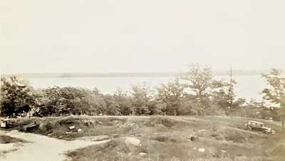 $57.99 • Buy 1937 Private Photo Pewaukee Lake Waukesha County Milwaukee Wisconsin Vintage Car