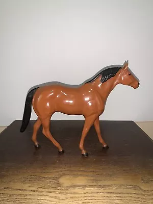 Vintage Hartland Plastics Inc. Thoroughbred Chestnut Brown Toy Horse • $24.95