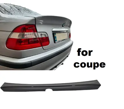 Bmw E46 CSL Trunk Lip Spoiler M3 BEST FIT Csl Spoiler Lip 2 Door Coupe Ducktail • $90