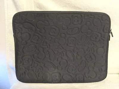 Disney Parks Authentic Original Mickey Mouse Laptop IPAD Sleeve Case 13” Black • £21.69