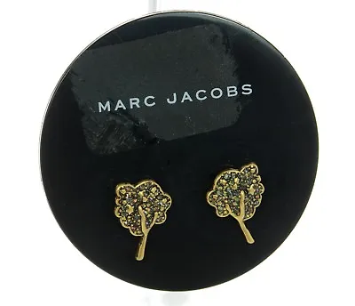 Marc Jacobs Charms Pave Tree Studs Earrings $60 • $28