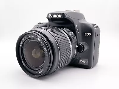 Canon EOS 1000D SLR Camera DSLR EF-S 18-55mm IS Lens - Refurbished • £128.46