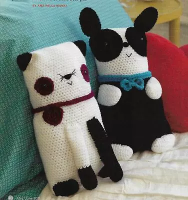 I Miss My Pet Pillows Cat & Dog Home Decor Crochet Pattern Instructions • $2.50