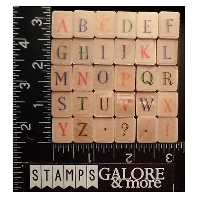 Hero Arts Rubber Stamps LL405 VINTAGE ALPHABET LETTERS #1149 • $5.59