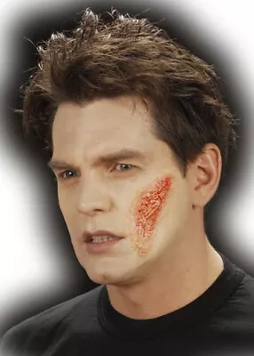 Halloween Stick On Burn Wound Fancy Dress Special FX Make-Up Fake Scar • £11.49