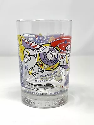 McDonalds Disney 100 Years Of Magic Clear Glass Cup Buzz Aladdin Beast Mickey • $15.96