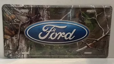 Ford Oval Logo License Plate Realtree Camouflage. Licensed • $12