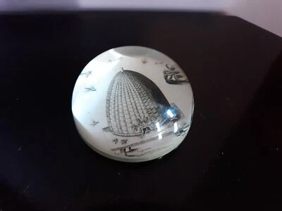 $80.80 • Buy Vintage Beehive Collage Dome Glass Paperweight John Derian Signed By Artist