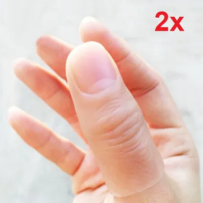 2x Silicone Prosthetic Finger Thumb Tip Magic Stage Show Props Prank Toys Fun • $9.98
