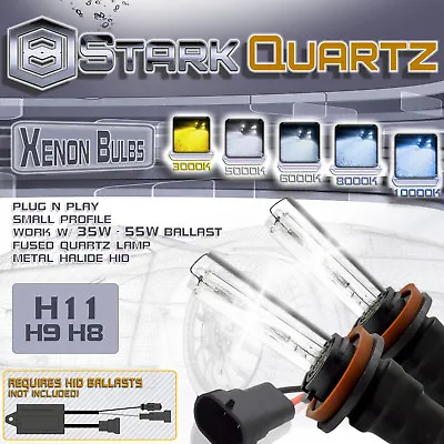 Stark 35W / 55W HID Xenon Replacement Bulbs For Kit Low Beam Bulbs - H11 • $10.79