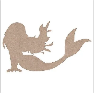 MDF Craft Shapes Mermaid Wooden Blank Gift Tags Decoration Embellishments • £2.53