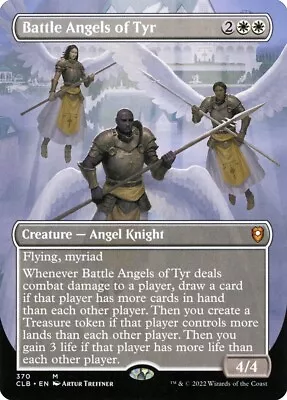 Battle Angels Of Tyr ( Borderless ) NM Commander Legends Baldur's Gate MTG • $14.85