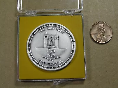 Monterey .999 Silver Medal Bicentennial 1970 With Case Medallic Art Co NY • $40.48