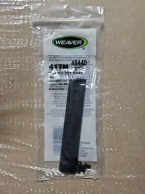 Weaver 417M Top Mount Aluminum Scope Base - Matte 48440 - Mossberg 500590 835 • $11.95