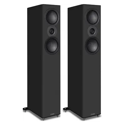 Mission QX-3 MKII Speakers - Pair Matte Black Floorstanding Loudspeakers • £749