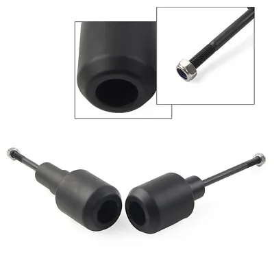 For Kawasaki Z650 17-23 Z650RS 21-23 Frame Sliders Crash Protector Black • £54.78