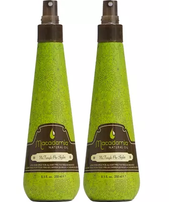 Lot Of 2 Macadamia Natural Oil No Tangle Pre-Styler 8.5 Oz • $15.99