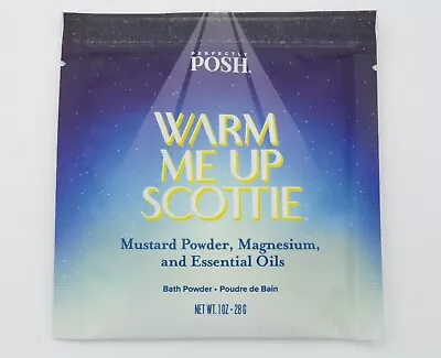 Perfectly Posh Warm Me Up Scottie Bath Powder Magnesium Mustard Powder Ess Oils • £4.85