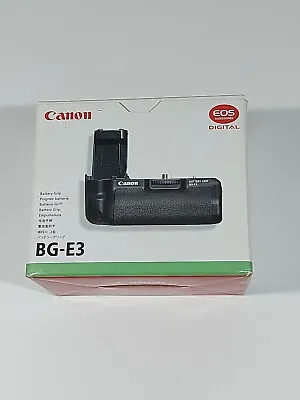 Canon BG-E3 Battery Grip & BGM-E3M Battery Magazine EOS 350D 400D Rebel XT XTi • £70