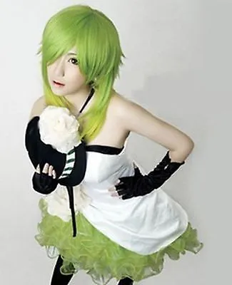 Cosplay Costume GUMI White Mix Green Formal Dress Full Set • $50